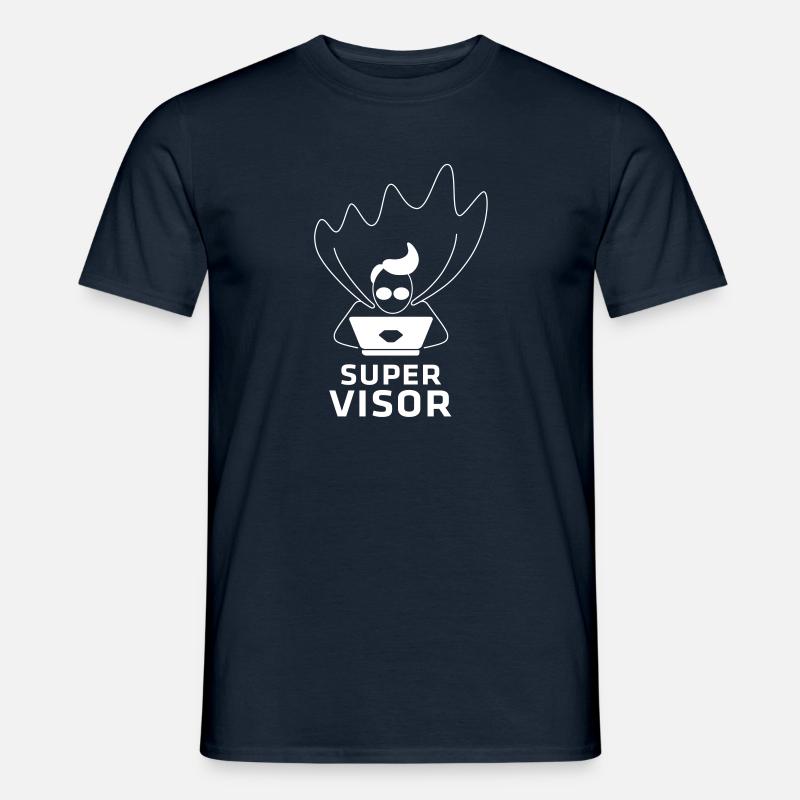 supervisor - Männer T-Shirt - Navy