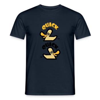 Quack Quack - Men's T-Shirt - navy - Front - AI Model Male 178 light (178cm)