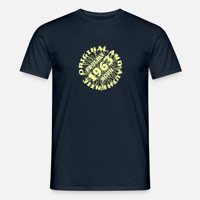Authentisch 1963 - Männer T-Shirt - Navy
