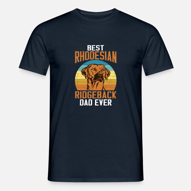 Rhodesian Ridgeback Hund - Männer T-Shirt - Navy