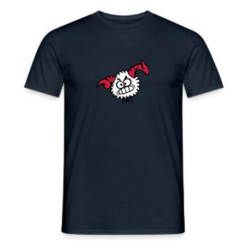 Kugell Widder - Männer T-Shirt - Navy - Vorne - AI Model Male 178 light (178cm)