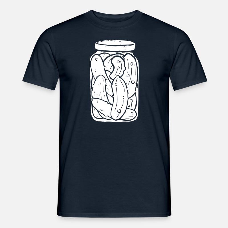 Ein Gurkenglas voller Ideen - Männer T-Shirt - Navy