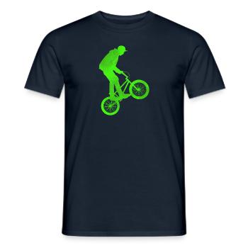 bmx - Männer T-Shirt - Navy - Vorne - AI Model Male 178 light (178cm)