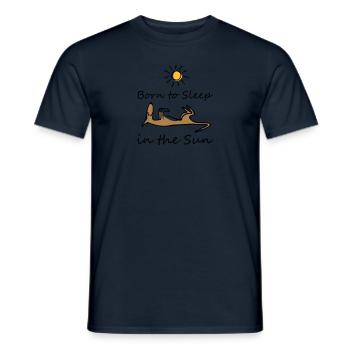 Born to sleep in the sun - Männer T-Shirt - Navy - Vorne - AI Model Male 178 light (178cm)