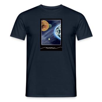 Memories - Männer T-Shirt - Navy - Vorne - AI Model Male 178 light (178cm)