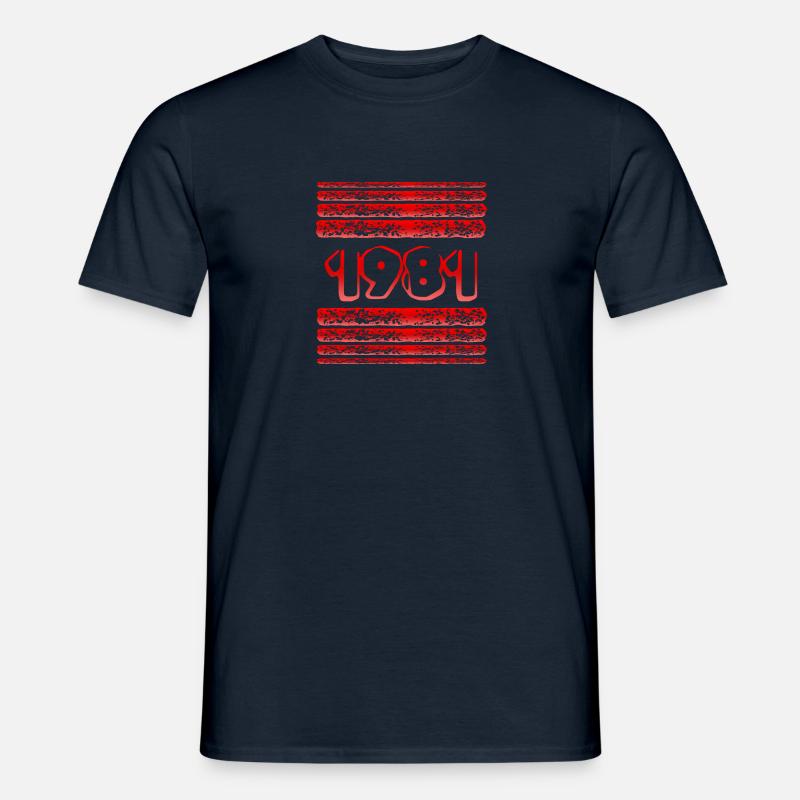Witzig 1981 - Männer T-Shirt - Navy