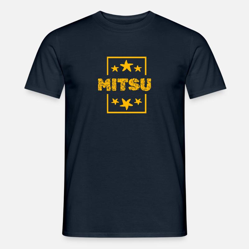 Mitsu als Mitsu - Männer T-Shirt - Navy