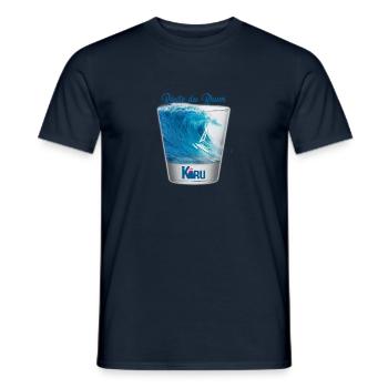 Karu Rum Route - Men's T-Shirt - navy - Front - AI Model Male 178 light (178cm)