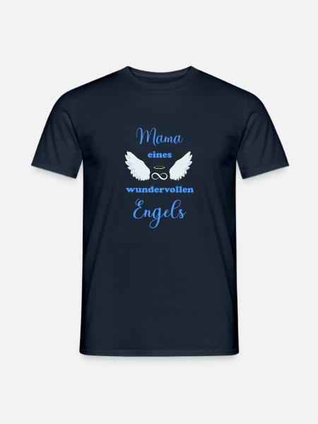 Sohn Kind gestorben Fehlgeburt Kindstot Mama - Männer T-Shirt - Navy