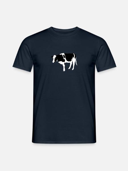 la vache - T-shirt homme - marine