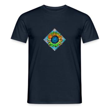 Tournesol - T-shirt homme - marine - Devant - AI Model Male 178 light (178cm)