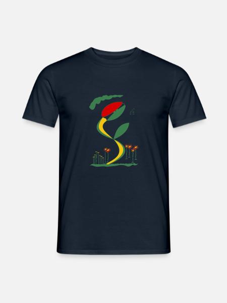 Flower 1 - Men's T-Shirt - navy