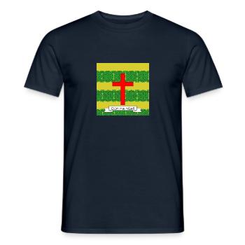 Dunnangall - Men's T-Shirt - navy - Front - AI Model Male 178 light (178cm)