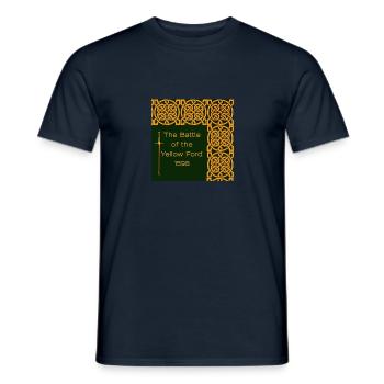 Jaune 1598 - T-shirt homme - marine - Devant - AI Model Male 178 light (178cm)