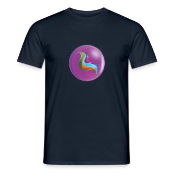 ME Purple - Men's T-Shirt - navy - Front - AI Model Male 178 light (178cm)