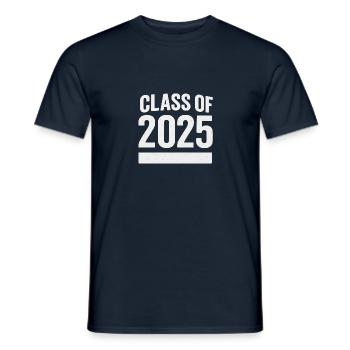Class of 2025 - Männer T-Shirt - Navy - Vorne - AI Model Male 178 light (178cm)