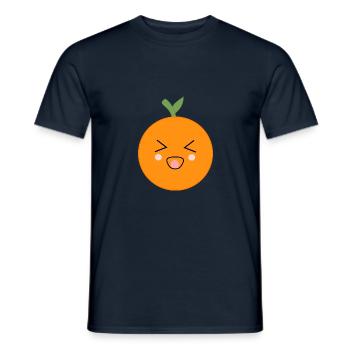 Kawaii Oranges Kawaii Fruits Kawaii Fruit - T-shirt homme - marine - Devant - AI Model Male 178 light (178cm)