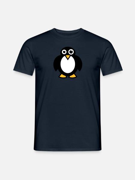 Lustiger Pinguin - Männer T-Shirt - 