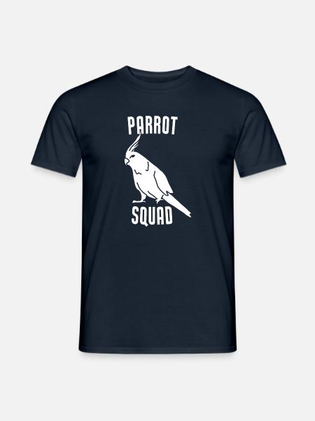 Parrot Squad Funny Parrot Lover - Men's T-Shirt - navy