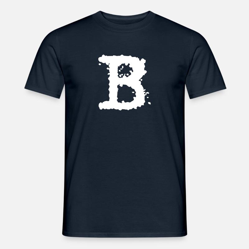B - Männer T-Shirt - Navy