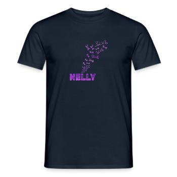 Fun Nelly - Men's T-Shirt - navy - Front - AI Model Male 178 light (178cm)