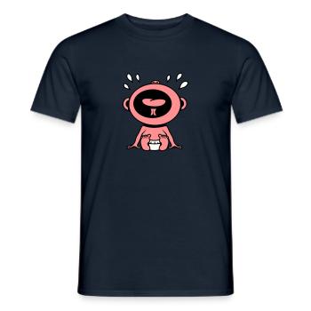 Cry baby - Men's T-Shirt - navy - Front - AI Model Male 178 light (178cm)