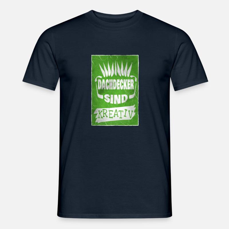 Dachdecker - Männer T-Shirt - Navy