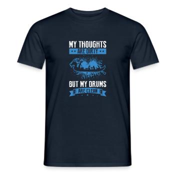 Drachenboot Crew und Drachenbootfahren - Männer T-Shirt - Navy - Vorne - AI Model Male 178 light (178cm)
