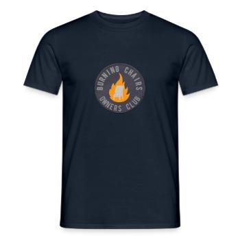 Club Ware heißer Stuhl - Männer T-Shirt - Navy - Vorne - AI Model Male 178 light (178cm)