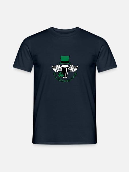 st_patricks_beer - Men's T-Shirt - navy