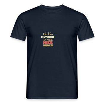 Beruf Pelzveredler - Männer T-Shirt - Navy - Vorne - AI Model Male 178 light (178cm)
