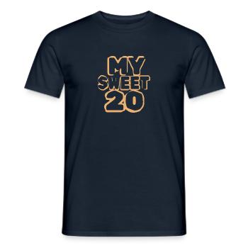 Süß 20 - Männer T-Shirt - Navy - Vorne - AI Model Male 178 light (178cm)