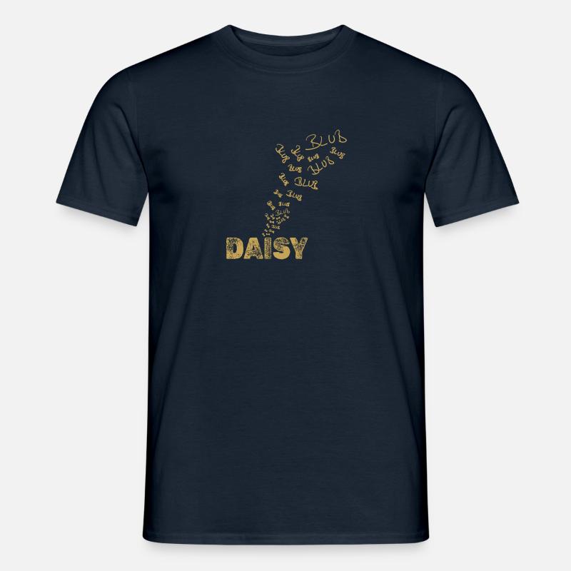 Boot Daisy - Männer T-Shirt - Navy