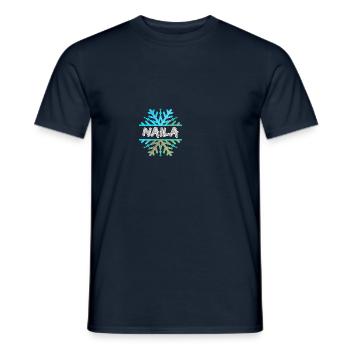 Naila Naila - T-shirt homme - marine - Devant - AI Model Male 178 light (178cm)
