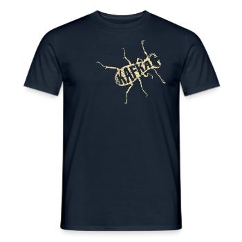 Littérature et livres de Kafka - T-shirt homme - marine - Devant - AI Model Male 178 light (178cm)