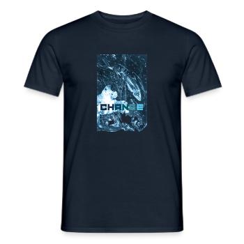 CHANGE - Männer T-Shirt - Navy - Vorne - AI Model Male 178 light (178cm)