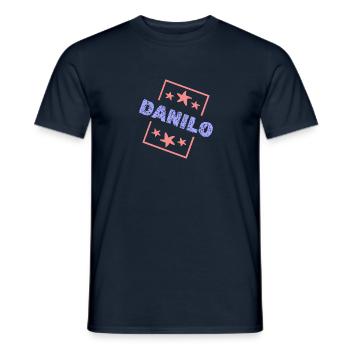 Gift for Danilo - Men's T-Shirt - navy - Front - AI Model Male 178 light (178cm)