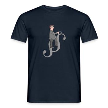 Jurist lustig - Männer T-Shirt - Navy - Vorne - AI Model Male 178 light (178cm)