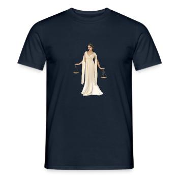 Scales - Men's T-Shirt - navy - Front - AI Model Male 178 light (178cm)
