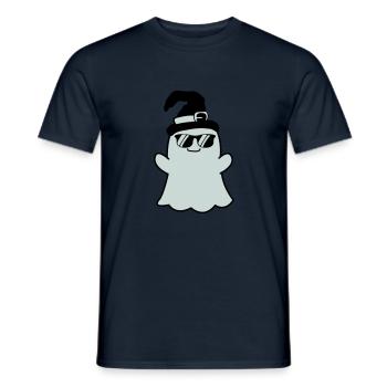 ghost cool - Männer T-Shirt - Navy - Vorne - AI Model Male 178 light (178cm)
