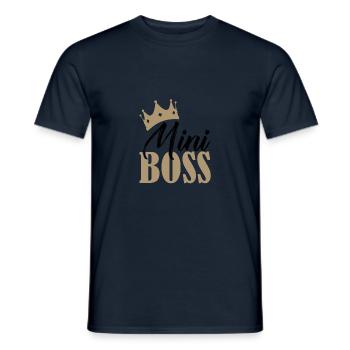 BOSS cadeau - T-shirt homme - marine - Devant - AI Model Male 178 light (178cm)