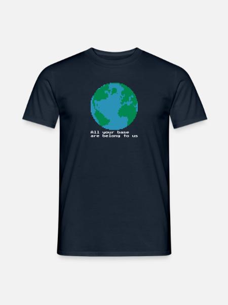 All your base - Männer T-Shirt - Navy