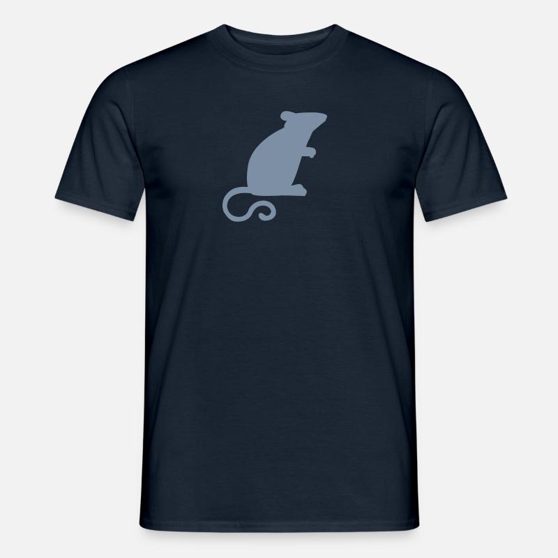 Maus - Männer T-Shirt - Navy