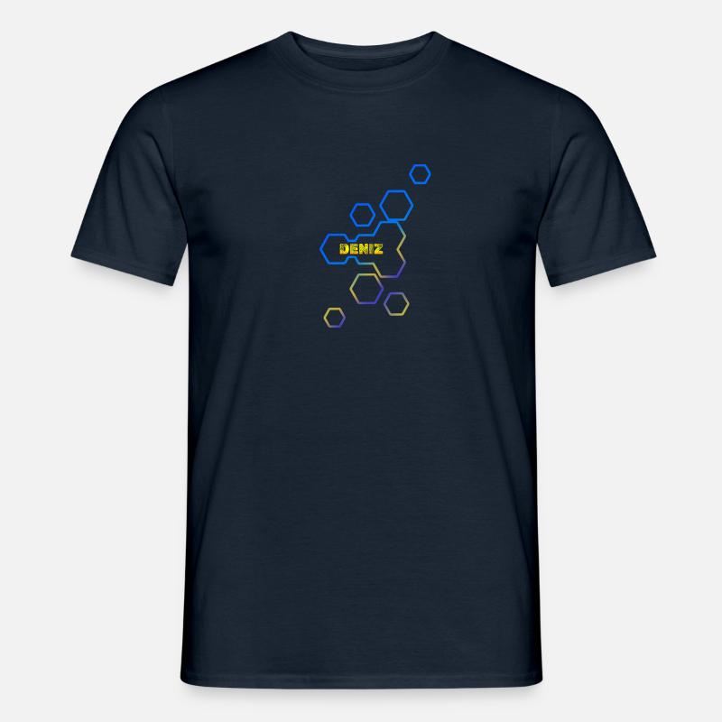 Technikfreak Deniz - Männer T-Shirt - Navy