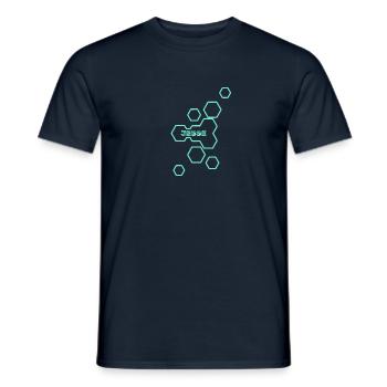 Name Jesse - Männer T-Shirt - Navy - Vorne - AI Model Male 178 light (178cm)