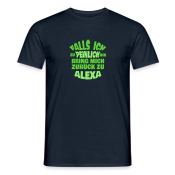 Bachelor Party Alexa - Men's T-Shirt - navy - Front - AI Model Male 178 light (178cm)