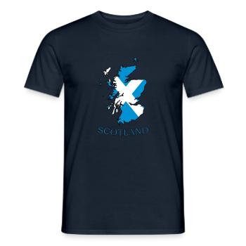 ecosse pays - T-shirt homme - marine - Devant - AI Model Male 178 light (178cm)