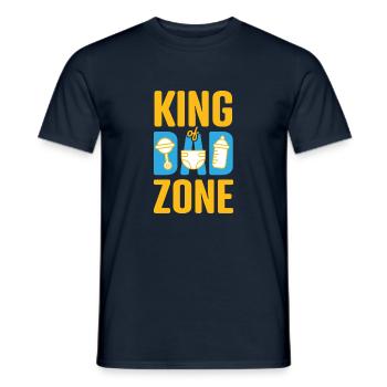 Be the Kingof the DAD Zone ! - Männer T-Shirt - Navy - Vorne - AI Model Male 178 light (178cm)