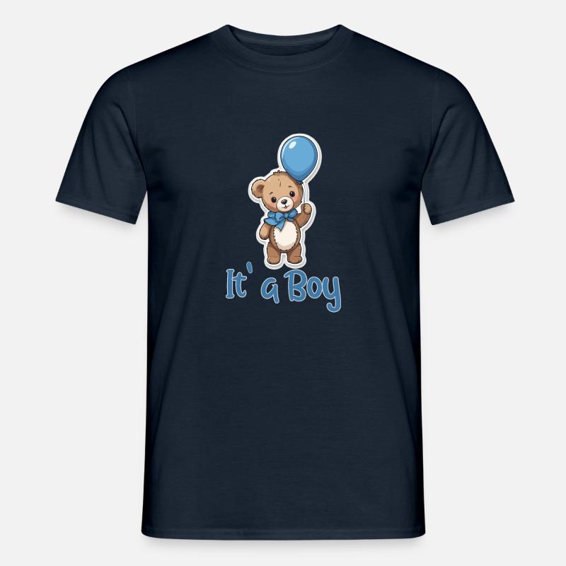 It a Boy - Männer T-Shirt - Navy