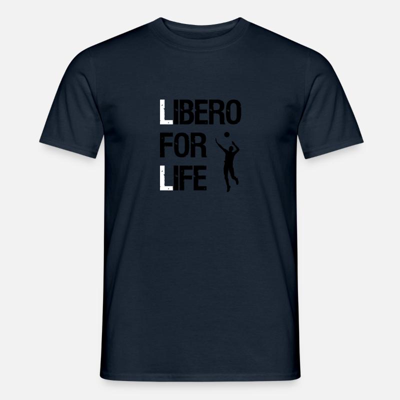 Libero for Life - Männer T-Shirt - Navy